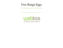 Tablet Screenshot of freerangeeggs.com.au